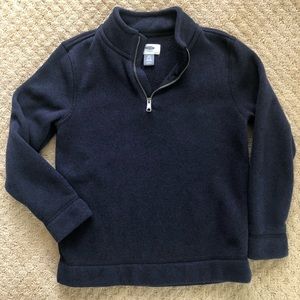 Old Navy Quarter Zip Navy Sweater